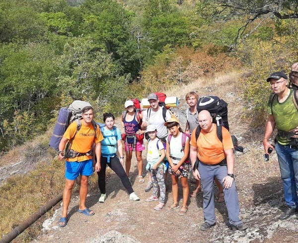 видео с похода в Крым