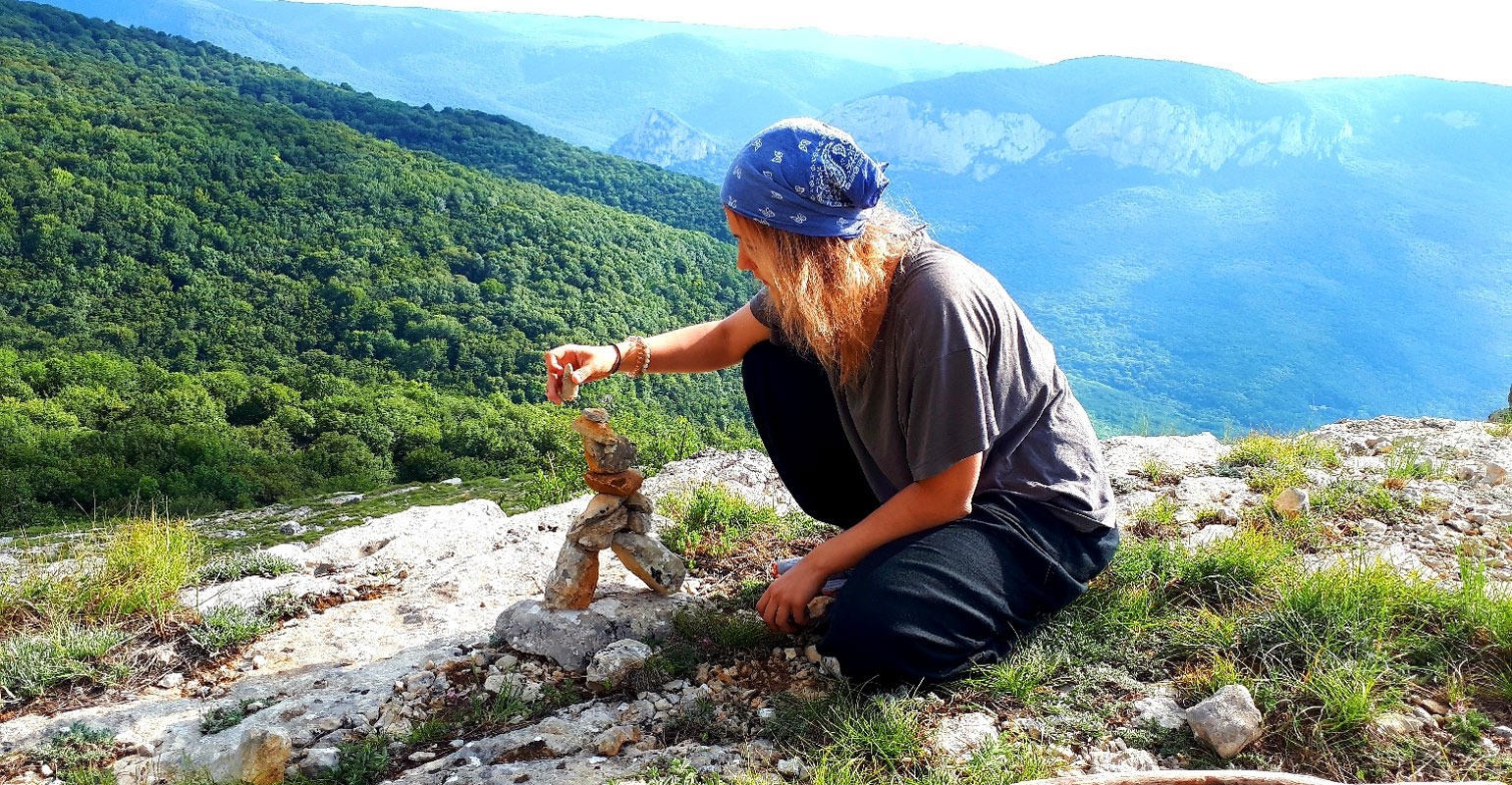 Рунический Лабиринт гора Бойко в Крыму