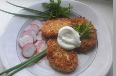 Капустные вегетарианские оладьи-котлетки